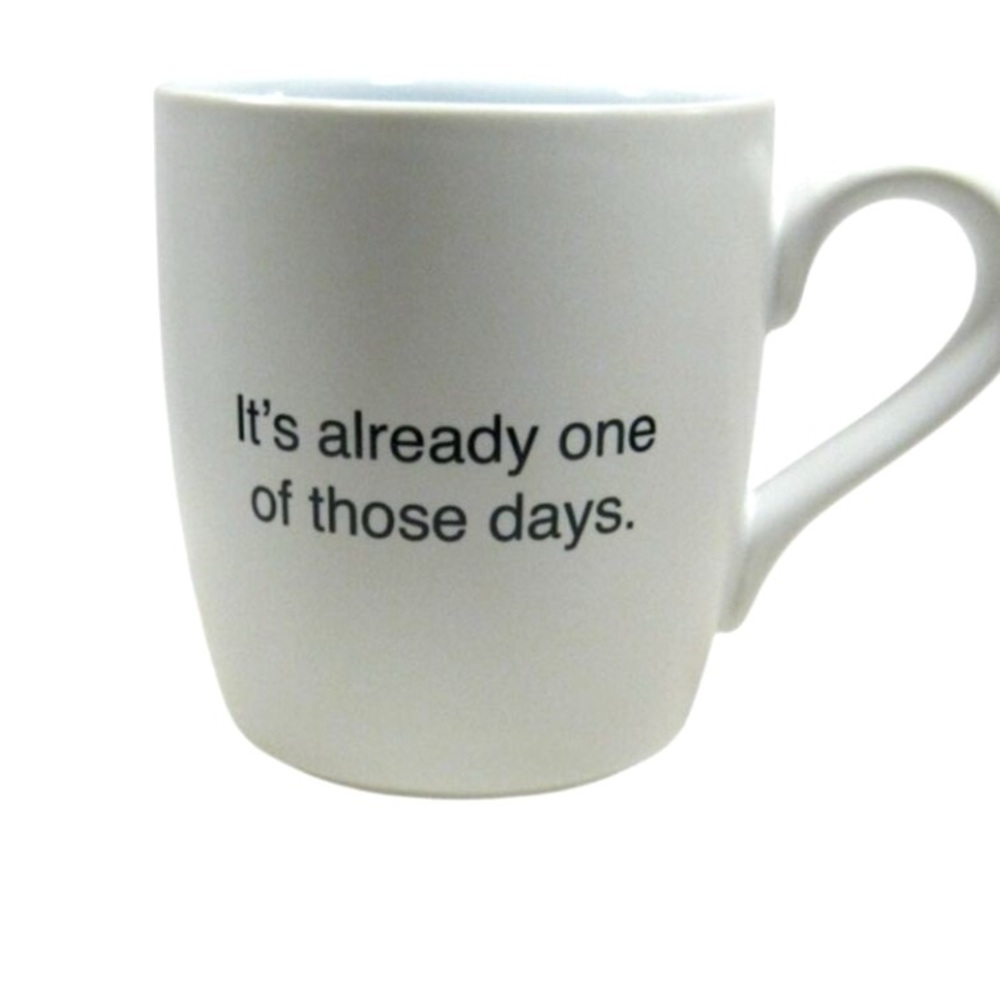 Funny Humor That's All White 16oz Coffee Mug Start Your Day with a Laugh!